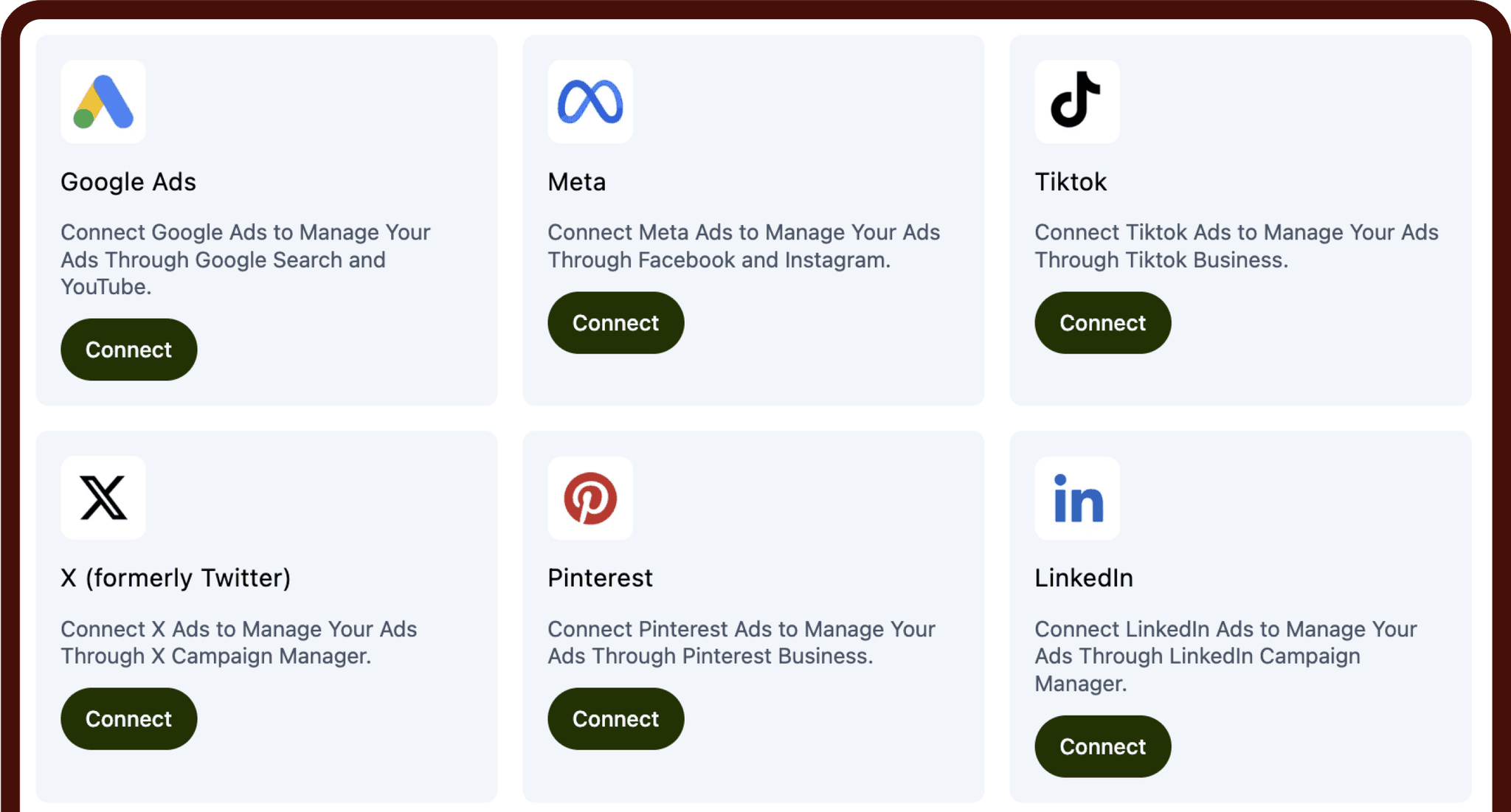 Multi Channel Ads Integration